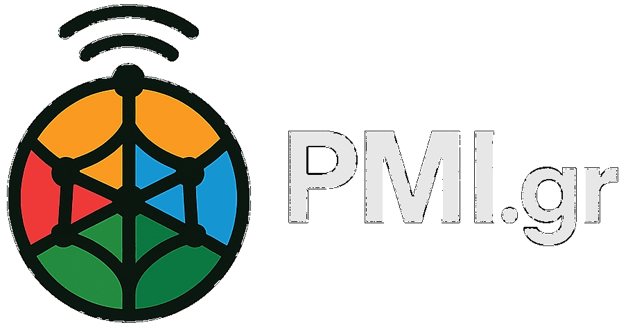 logo negativated text